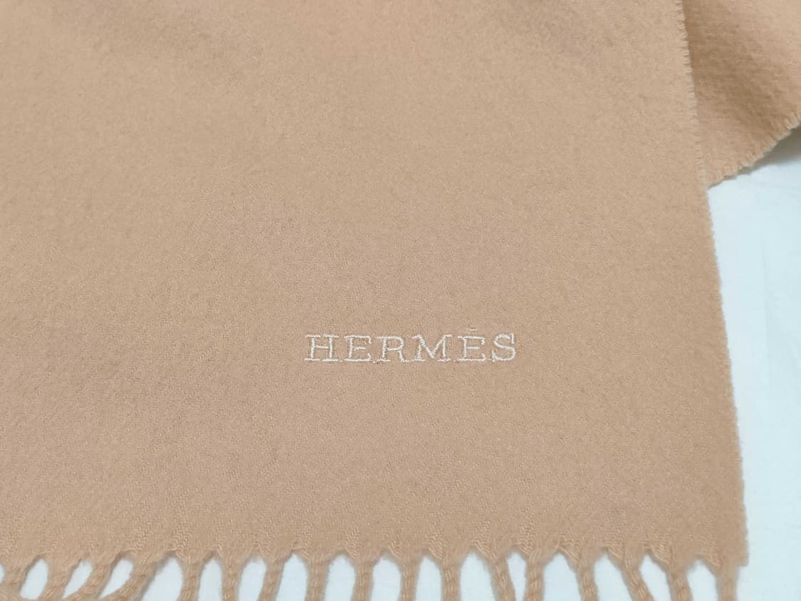 에르메스 캐시미어 머플러 베이지 상품이미지3