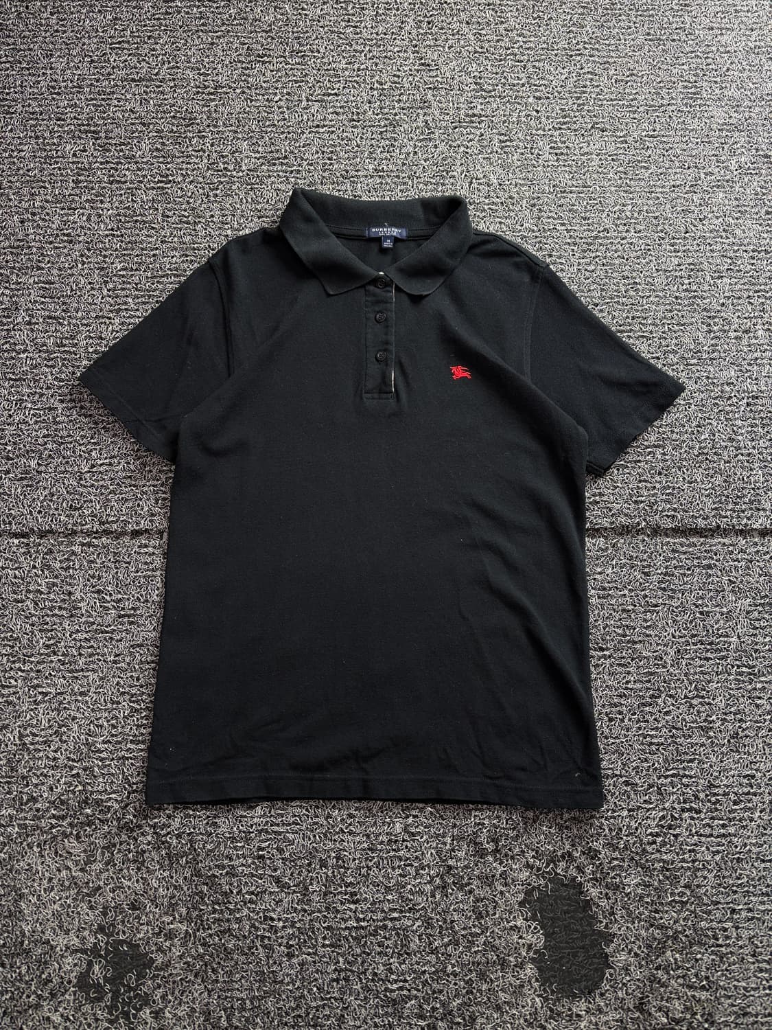 버버리 아카이브 자수로고 피케이 반팔 셔츠 3068 상품이미지2