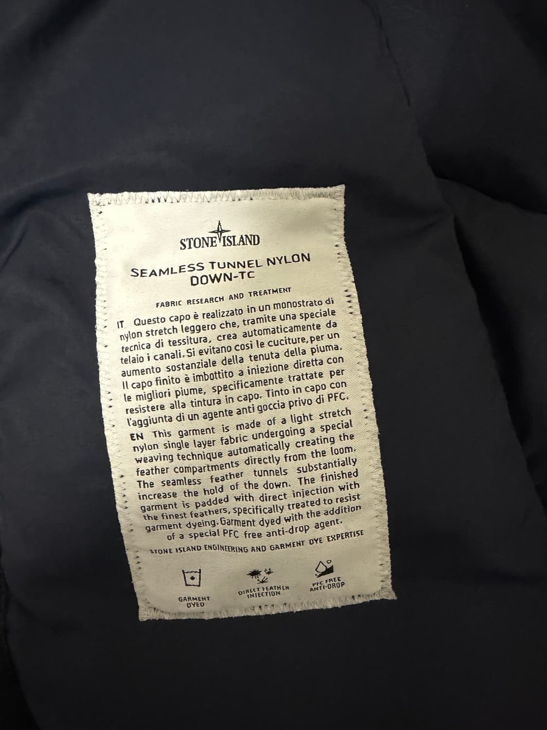 ( Stone Island ) 스톤아일랜드 심리스터널 나일론 패딩 상품이미지4