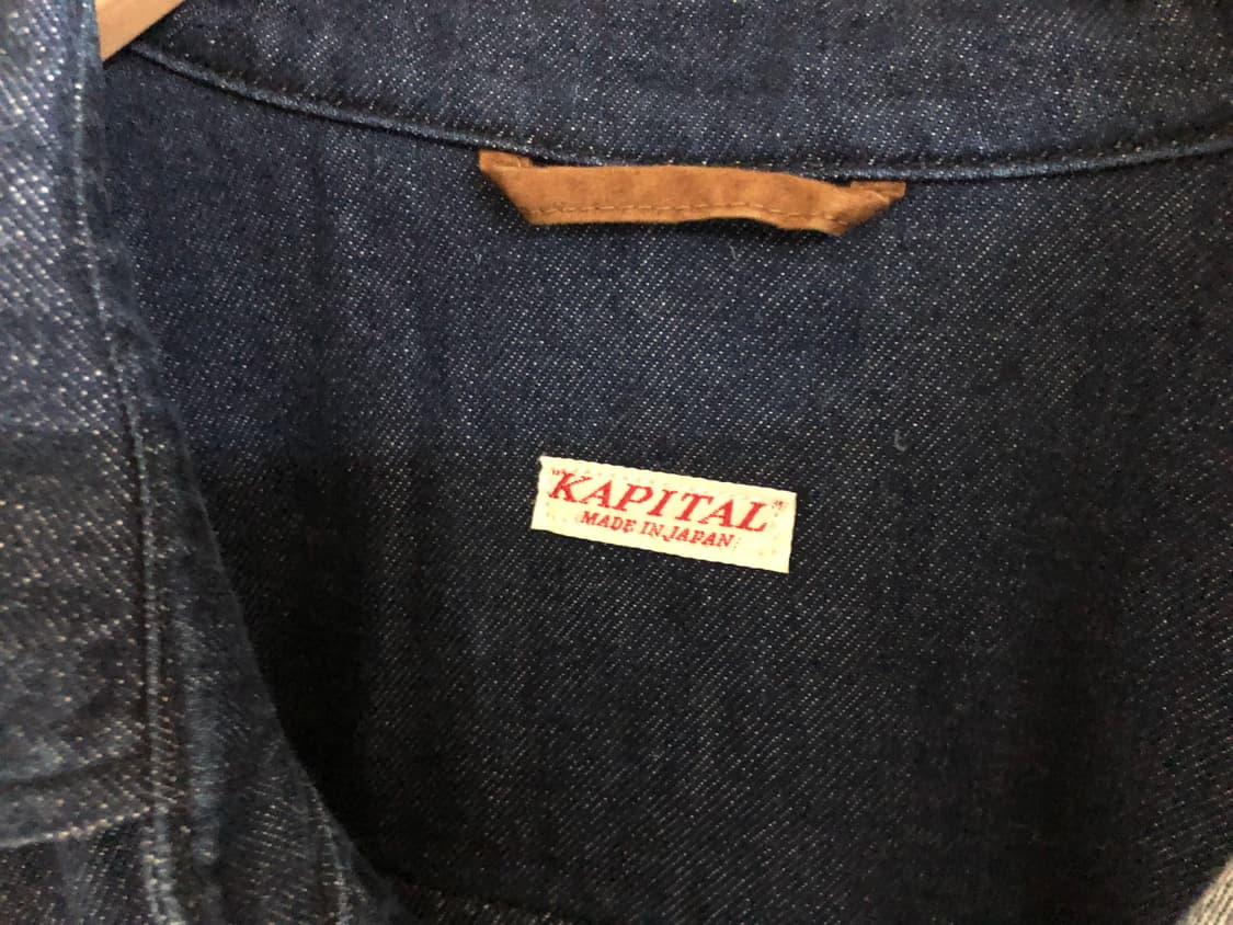 캐피탈 12oz 데님 CPO/슬래피 셔츠 코트 3사이즈 상품이미지7