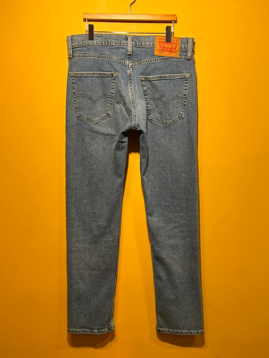 [32x32] 리바이스 502 레귤러 테이퍼 연청 데님 팬츠 청바지 상품이미지6