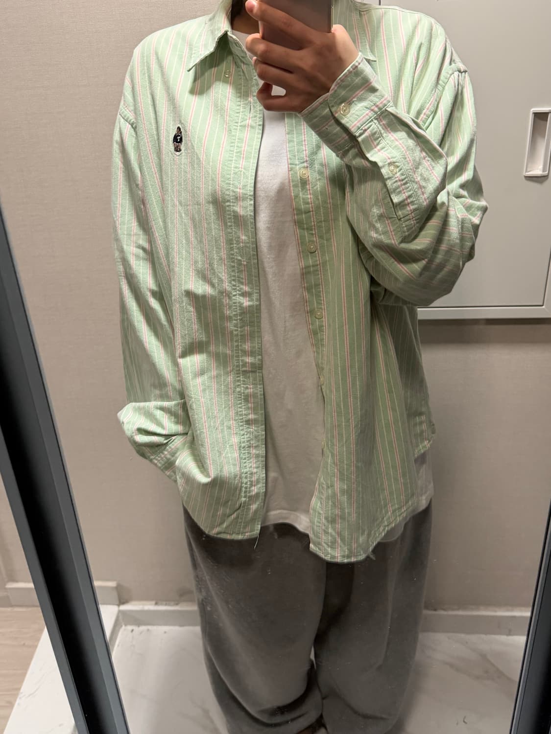 티니위니 스트라이프 셔츠 XL 상품이미지1