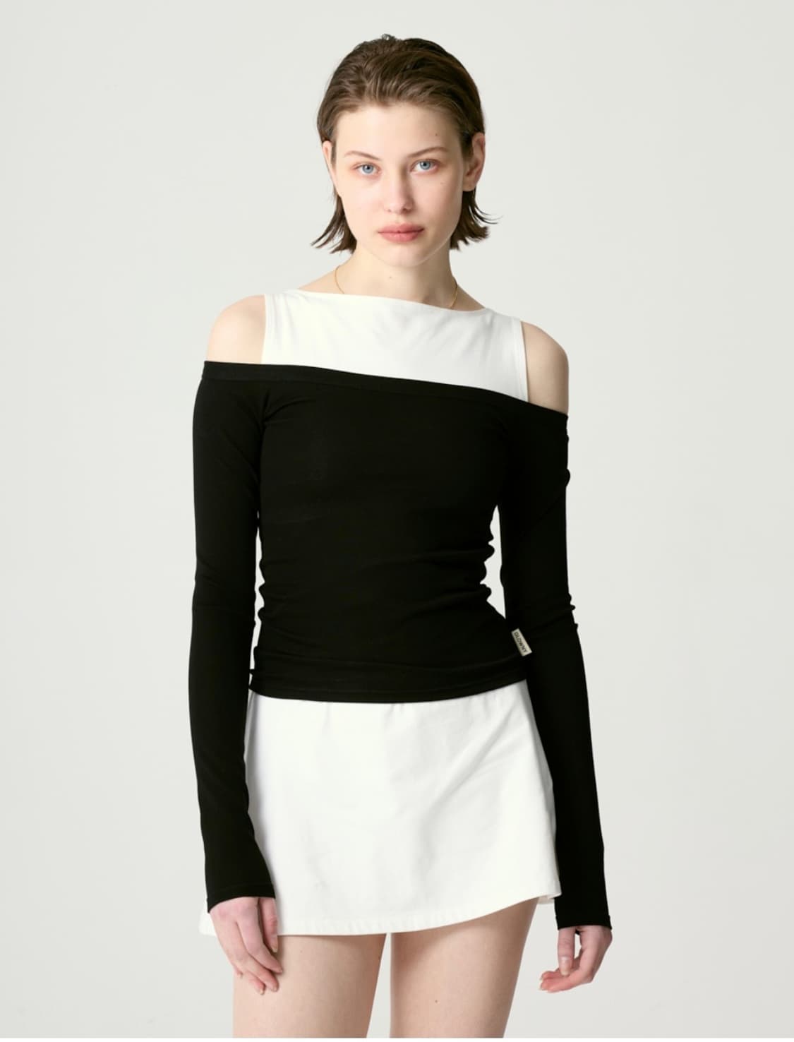 [새상품] 글로니 걸프랜드 미니 원피스 화이트 상품이미지2