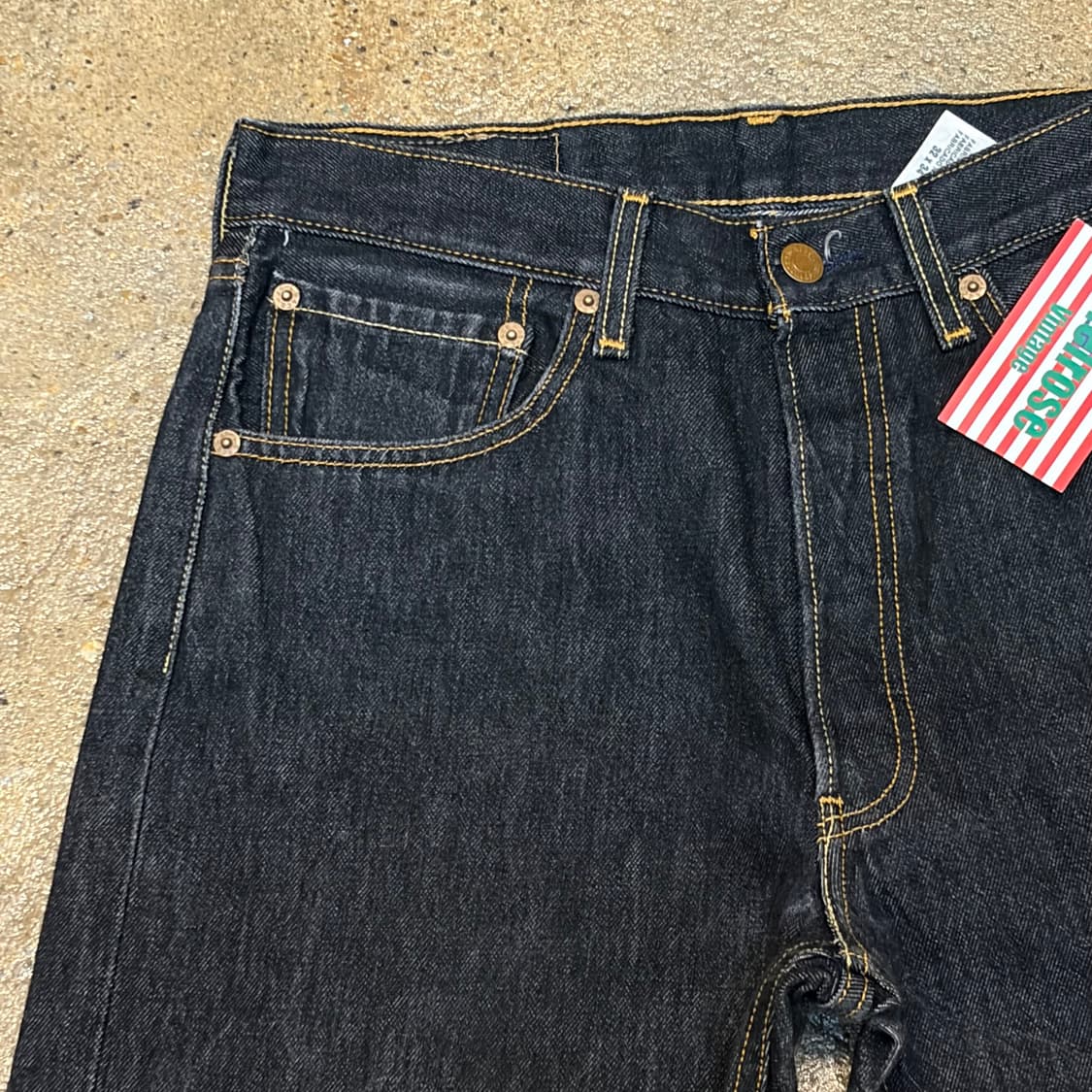 미국 빈티지 리바이스 501xx 블랙진 청바지 상품이미지3