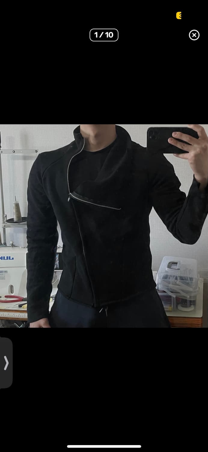 bias zipper sweat jacket (m size) 상품이미지1