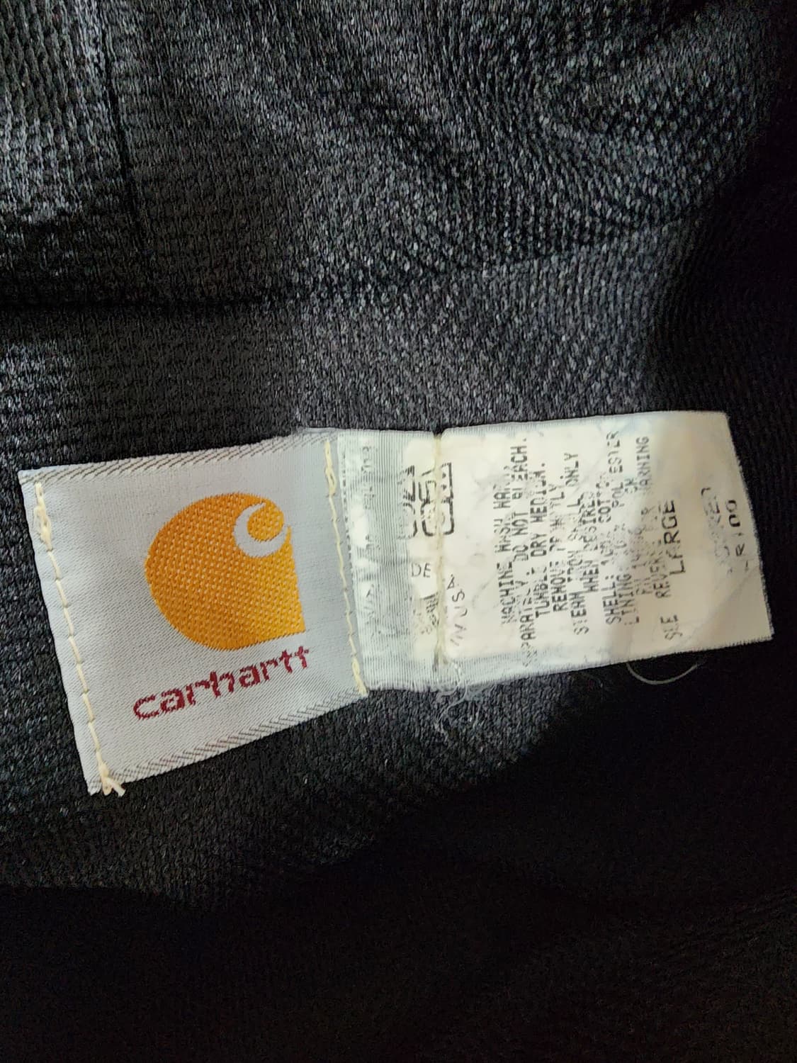 90's USA OG 칼하트 액티브 자켓 칼하드  후 드 자켓 상품이미지3