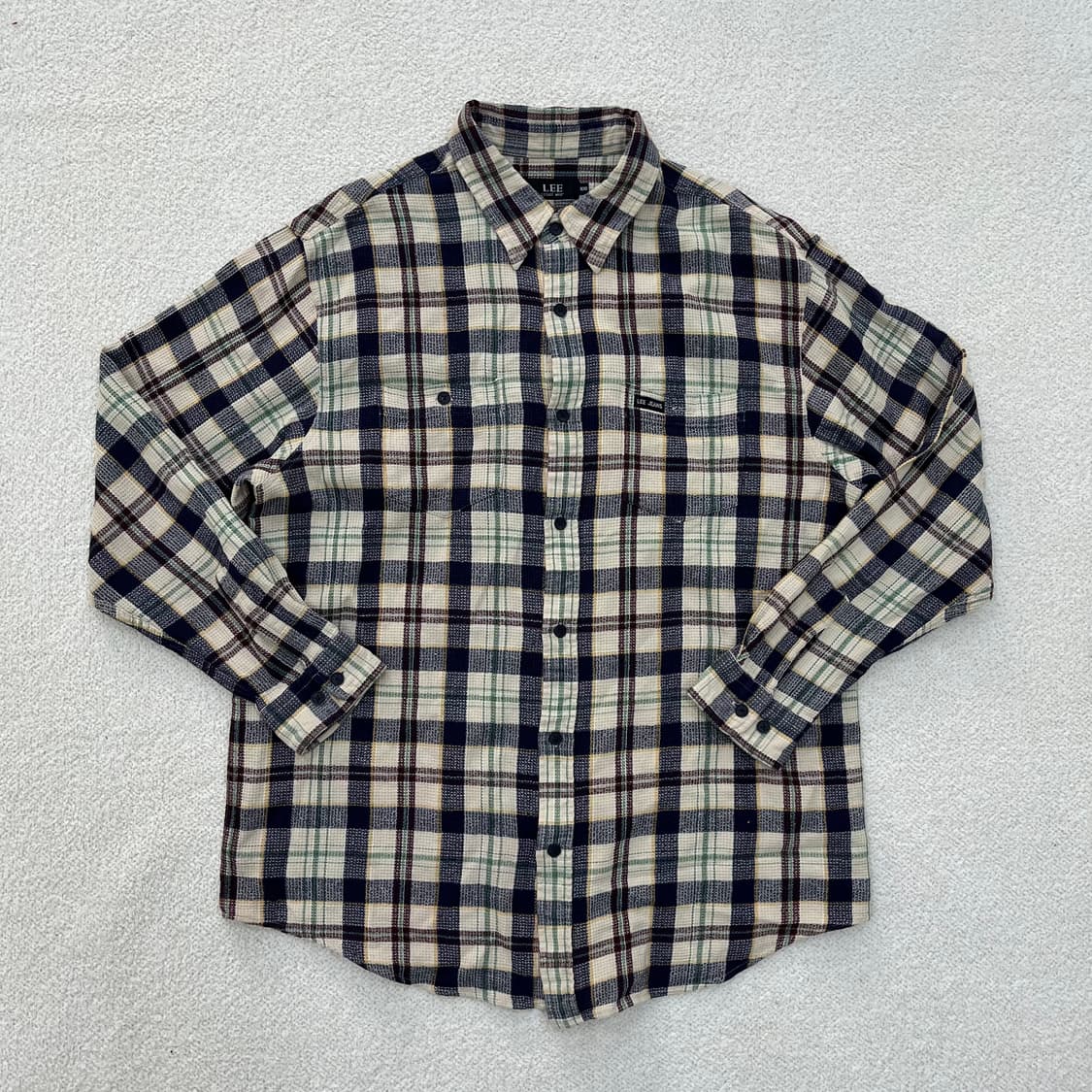 100 리 루즈핏 모직 셔츠 남방 0303M 상품이미지1