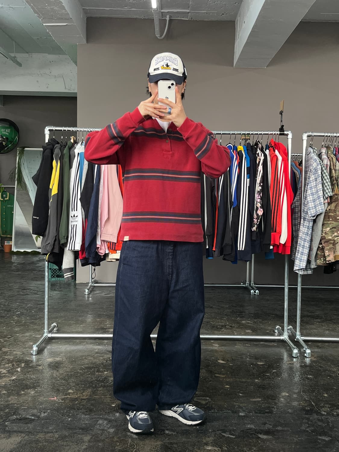 노티카 카라 긴팔 티셔츠 상품이미지4