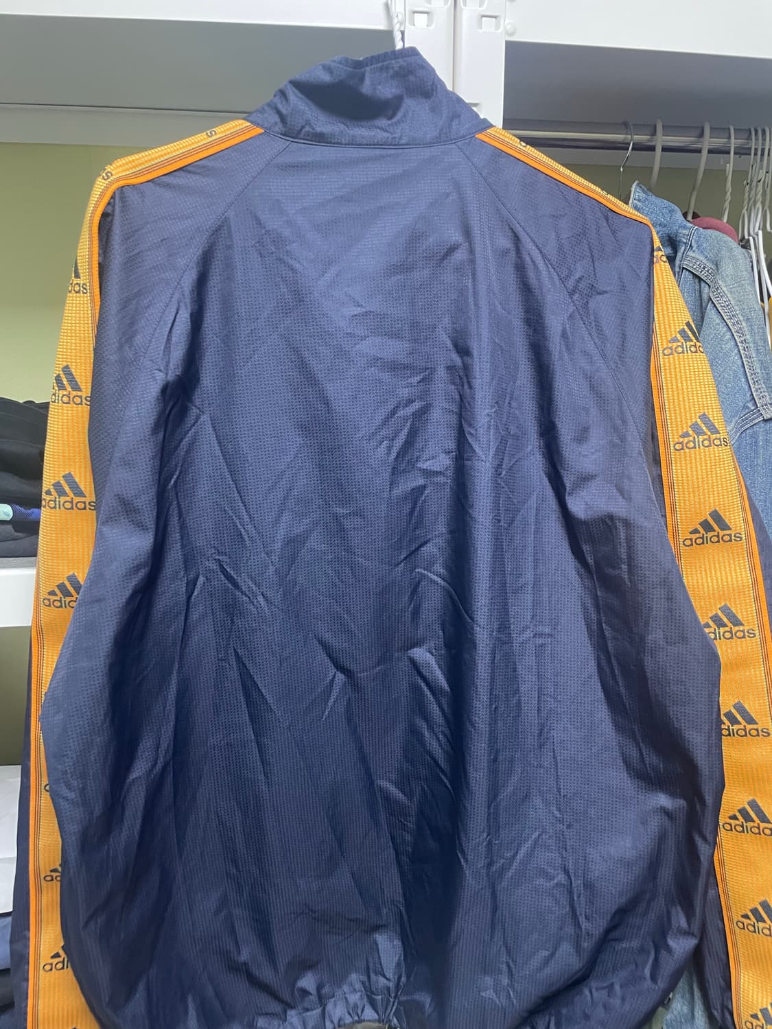 아디다스 네이비 바람막이 L 상품이미지6