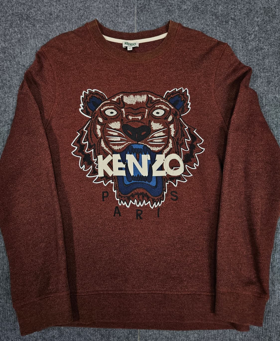 겐조 타이거 버건디 맨투맨 급처 상품이미지1