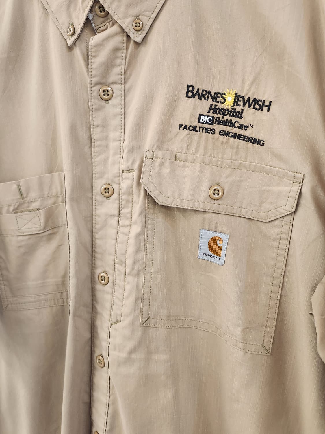 CARHARTT 칼하트 베이지반팔셔츠 상품이미지2