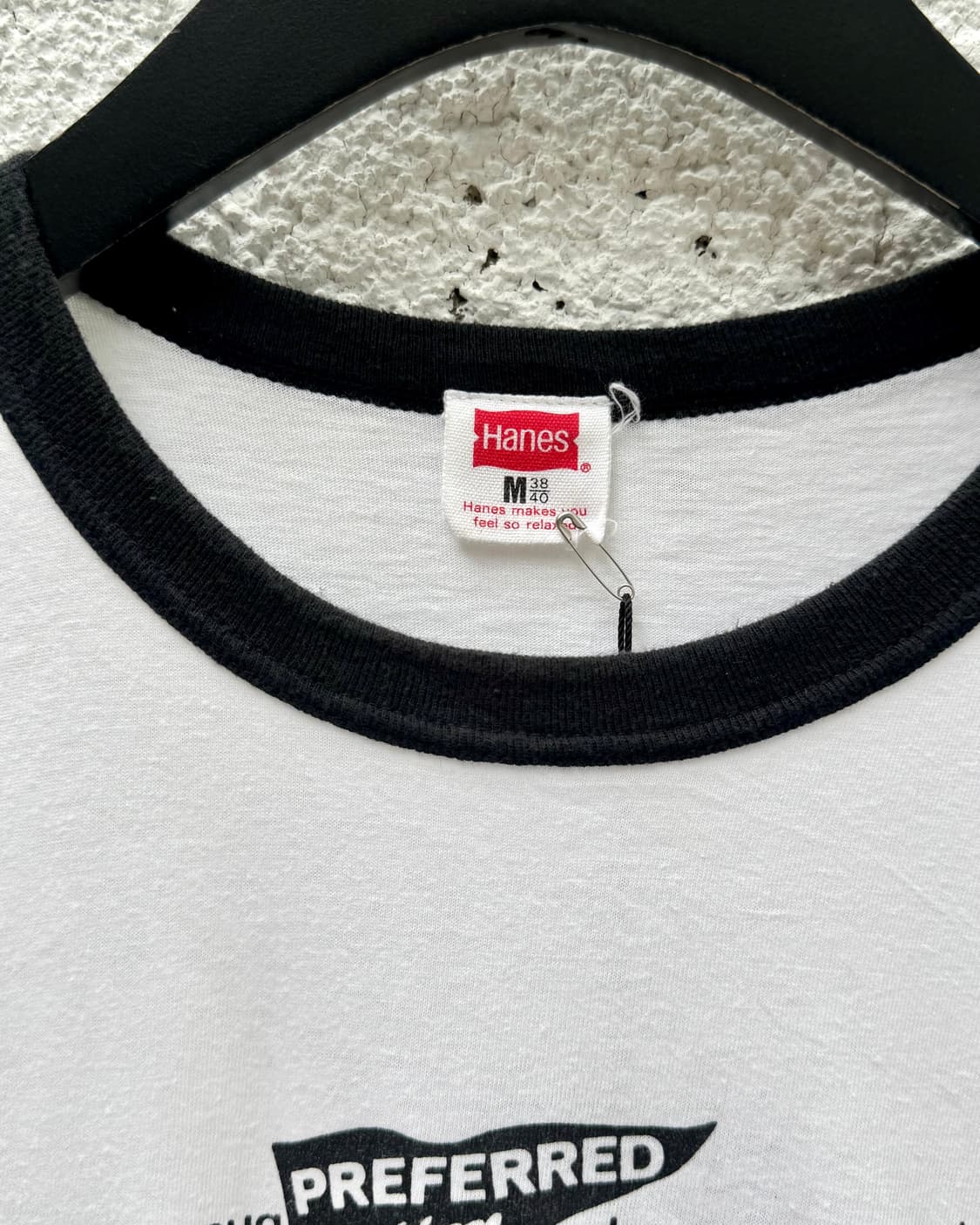 80’s Hanes Single Stitch Ringer T-shirt  상품이미지6