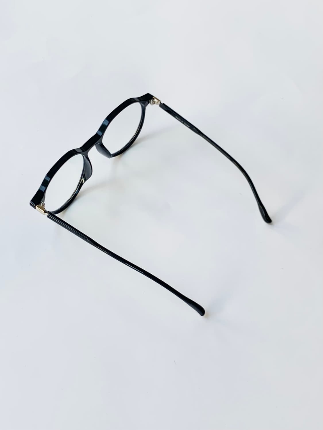 오피스 라운드 오버사이즈 블루라이트 렌즈 장착 뿔테 327 상품이미지4