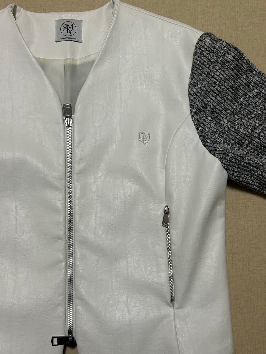 김미더영 레더 자켓 상품이미지3