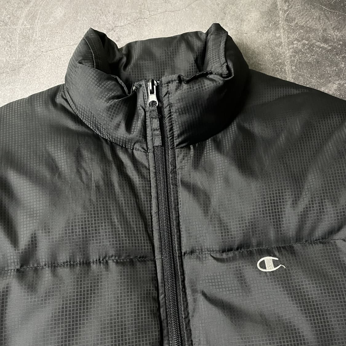 CHAMPION 챔피온 빈티지 블랙 다운자켓 A00330 상품이미지2