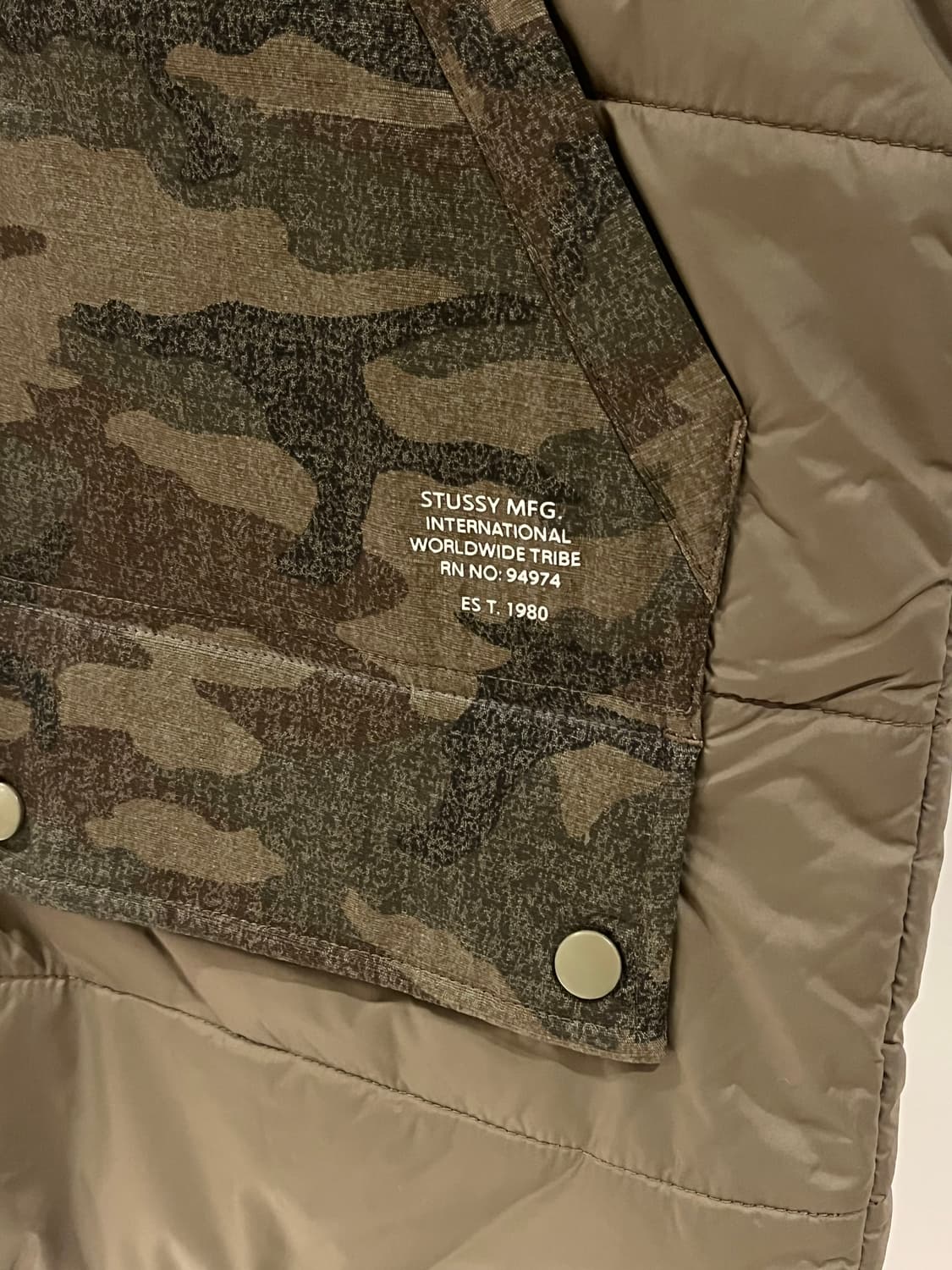 Stussy Camo Vest 상품이미지3