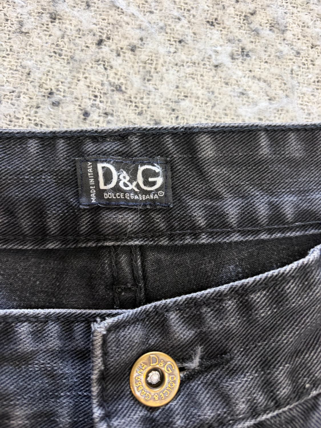 N218. 돌체앤가바나 블랙 데님팬츠 상품이미지4