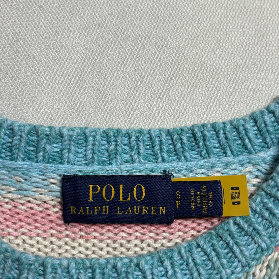 S 폴로랄프로렌 신형 스트라이프 코튼 니트 상품이미지4