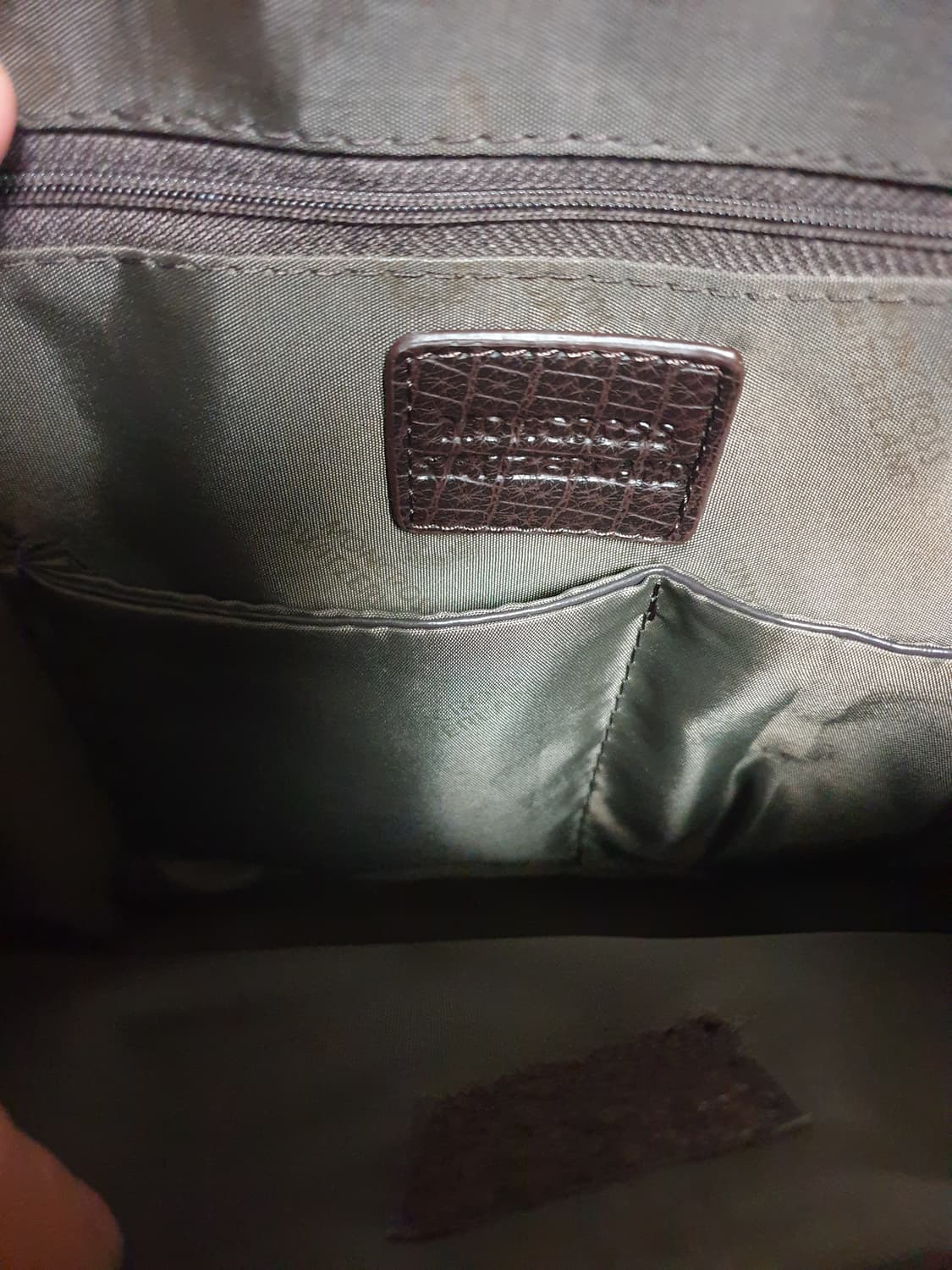 몽크로스 스위스 가죽 클래식 서류 비지니스 가방 브라운 상품이미지5