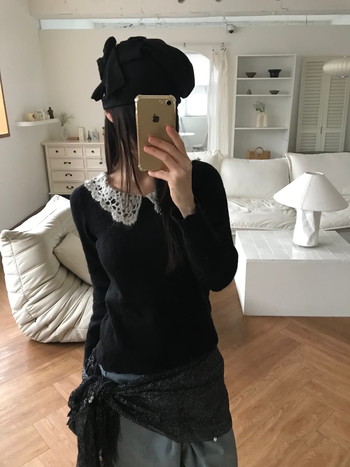 vintage lace knit 상품이미지4