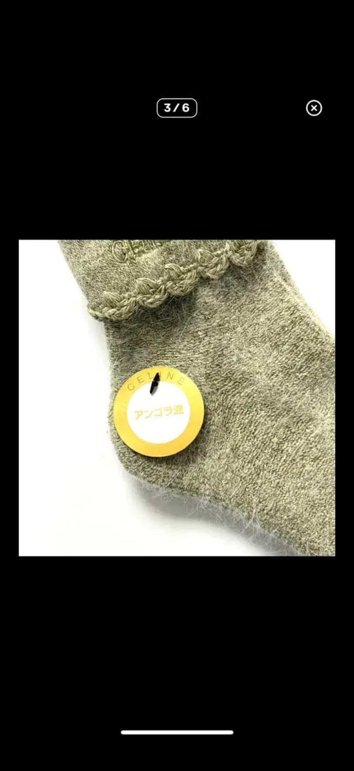셀린느 정품 앙고라양말(새) 상품이미지2