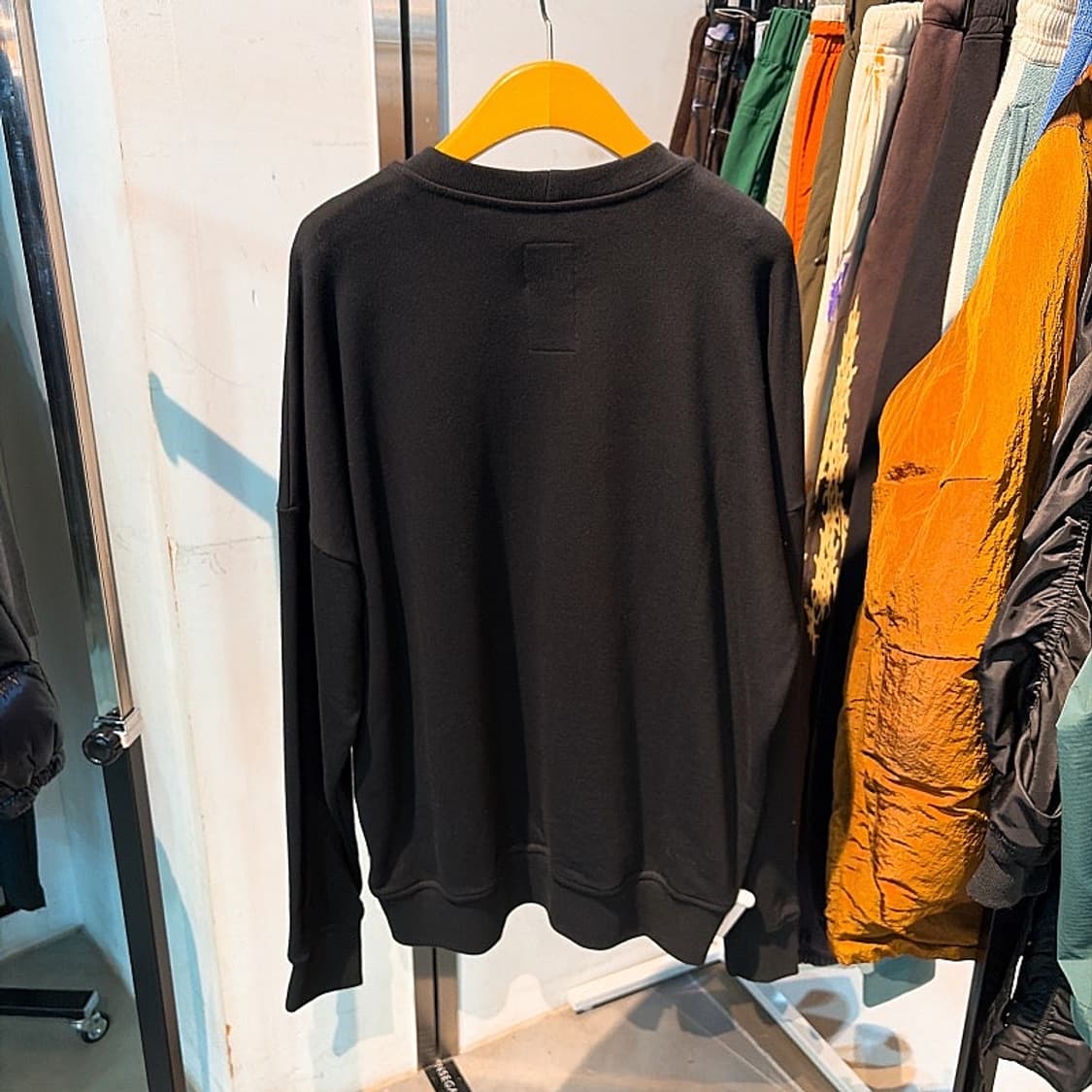 (정품/새상품) 릭 오웬스 X 챔피온 여성 블랙 자수 로고 맨투맨 상품이미지3