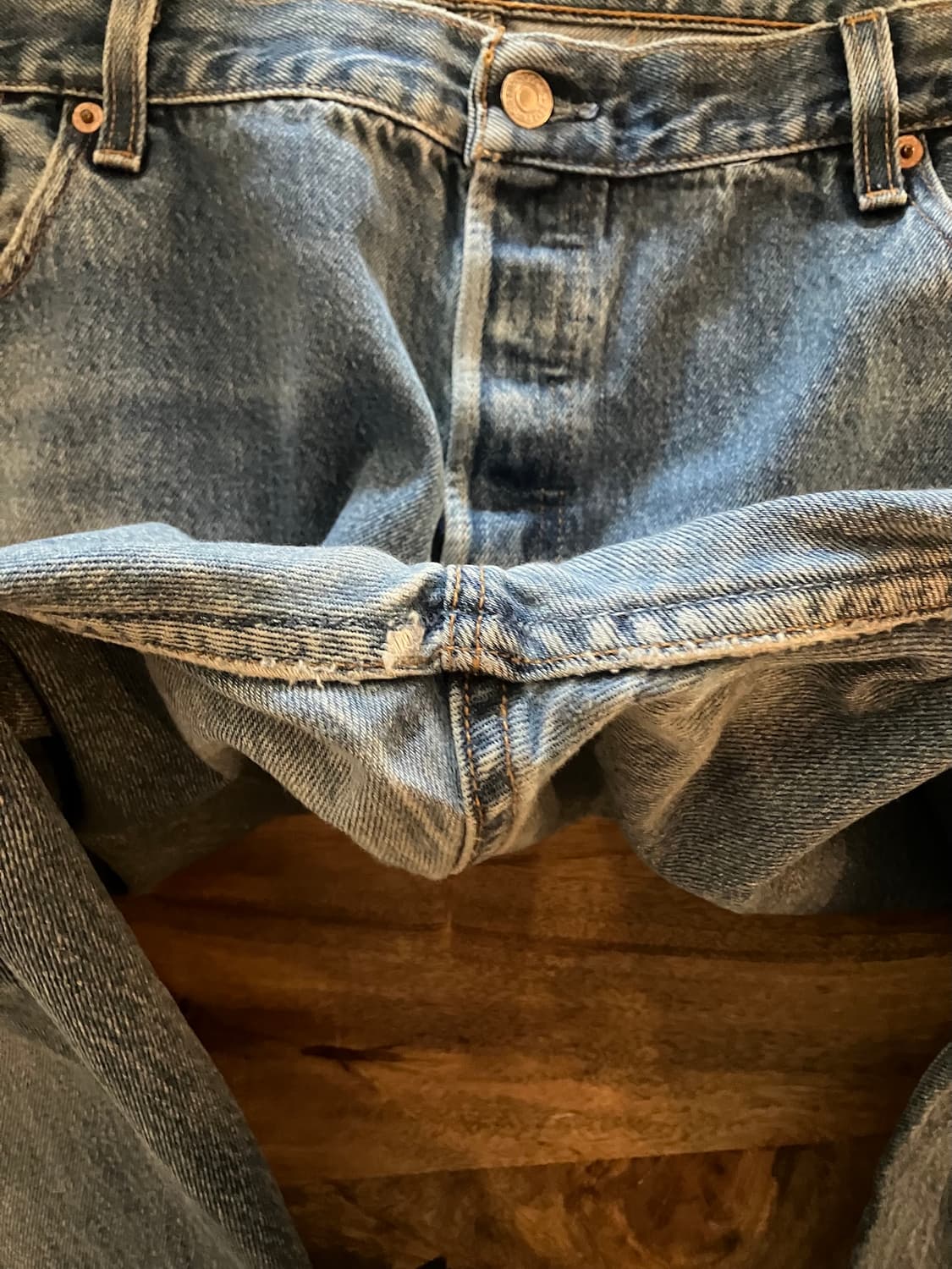 90s USA 빈티지 리바이스 501 데님 팬츠 빅사이즈 상품이미지8