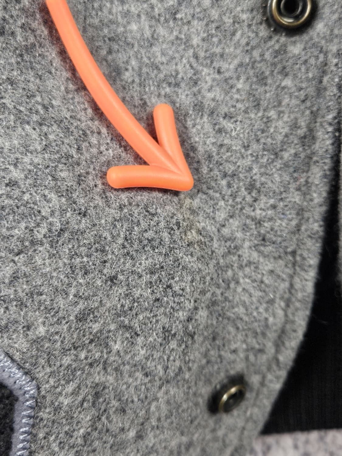 아디다스 바시티 레터맨 가죽 배색 울 자켓 ( S ) / 10086 상품이미지9