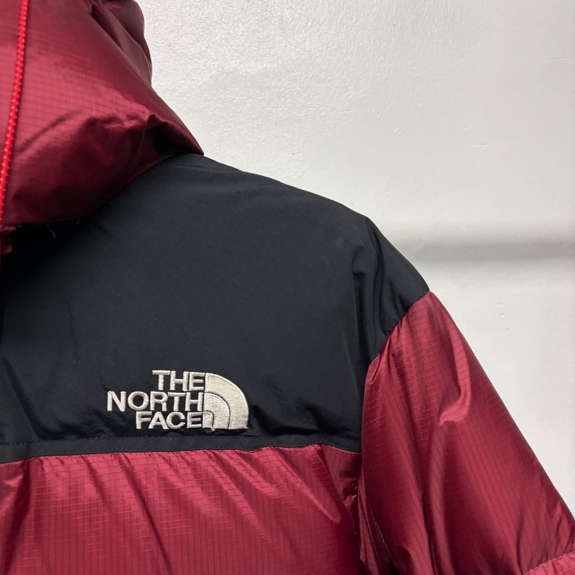 노스페이스 윈드스토퍼 패딩 버건디  상품이미지5