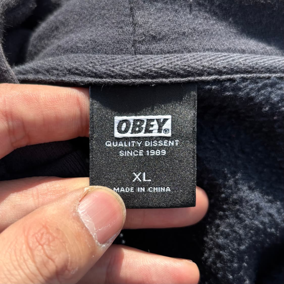 OBEY 오베이 크리퍼 오버 후드집업 상품이미지5