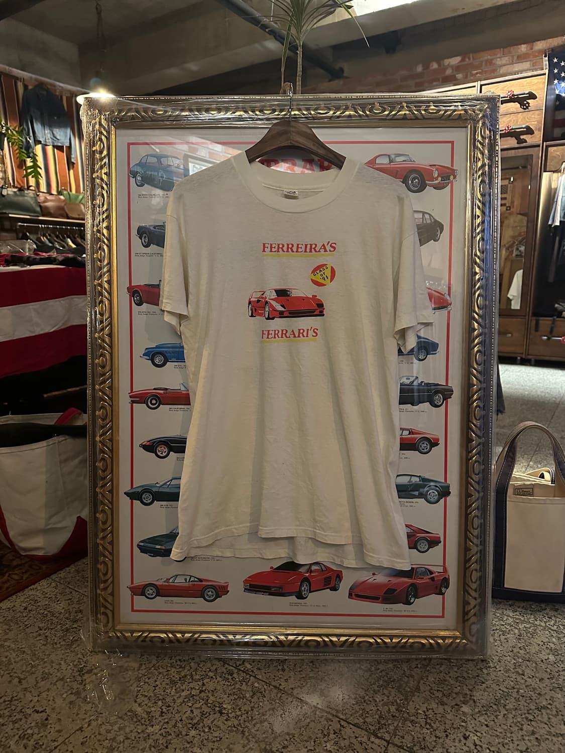 90s USA Vintage Ferrari T Shirt 상품이미지3