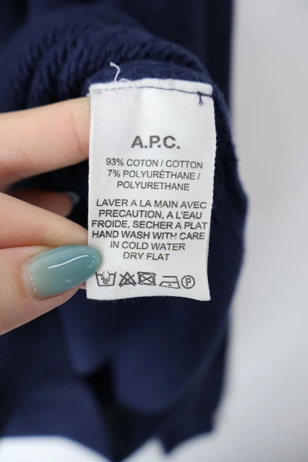 APC Navy Crew Knit Sweater 상품이미지6