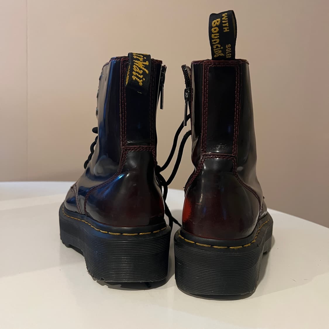 닥터마틴 제이든 아카디아 레더 플랫폼 부츠 상품이미지3