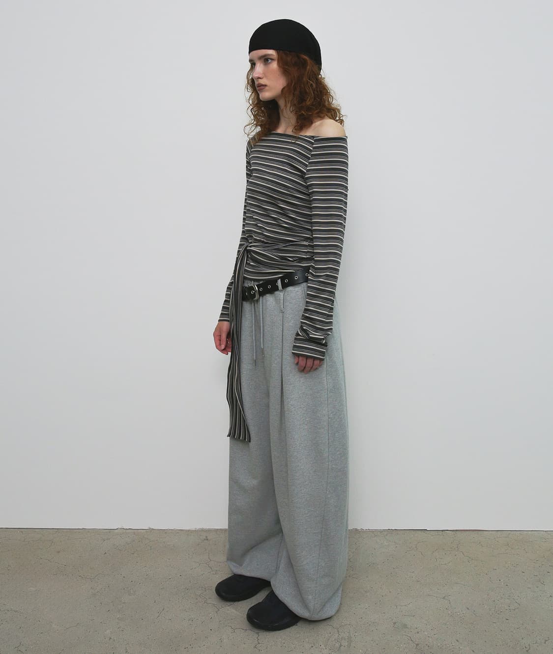 샌드릭 오버핏 스웨트 팬츠 M 상품이미지3