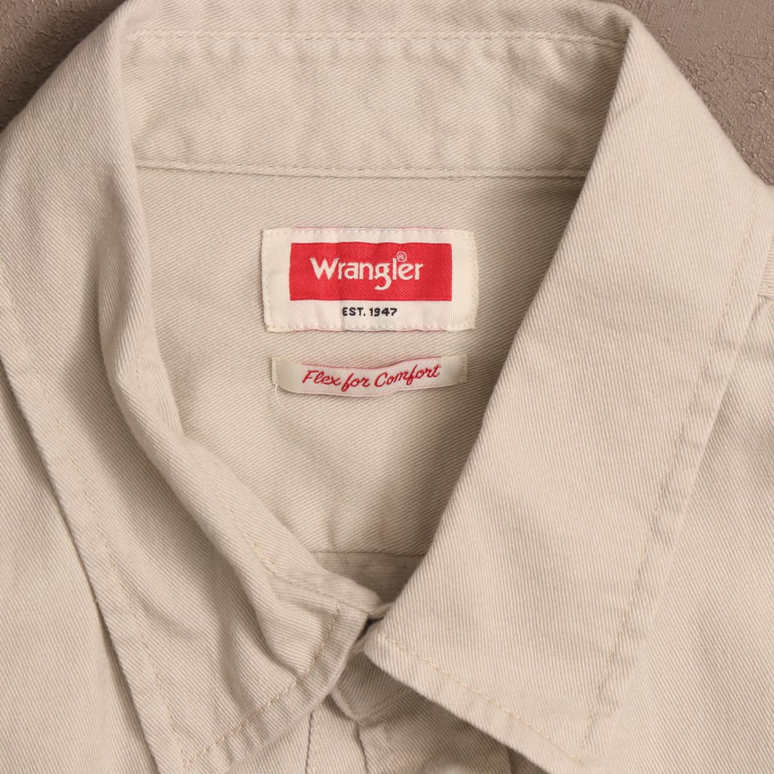 랭글러 코튼 워크셔츠 베이지 A1584 상품이미지3