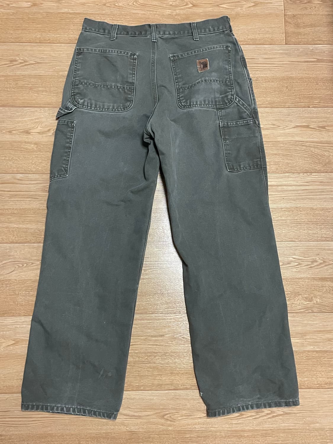 칼하트 싱글니 카펜터팬츠 모스그린 상품이미지2