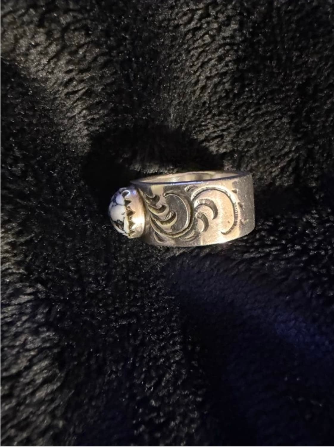 화이트 버팔로 터키석 19-20호 네이티브 아메리칸 주얼리 상품이미지2