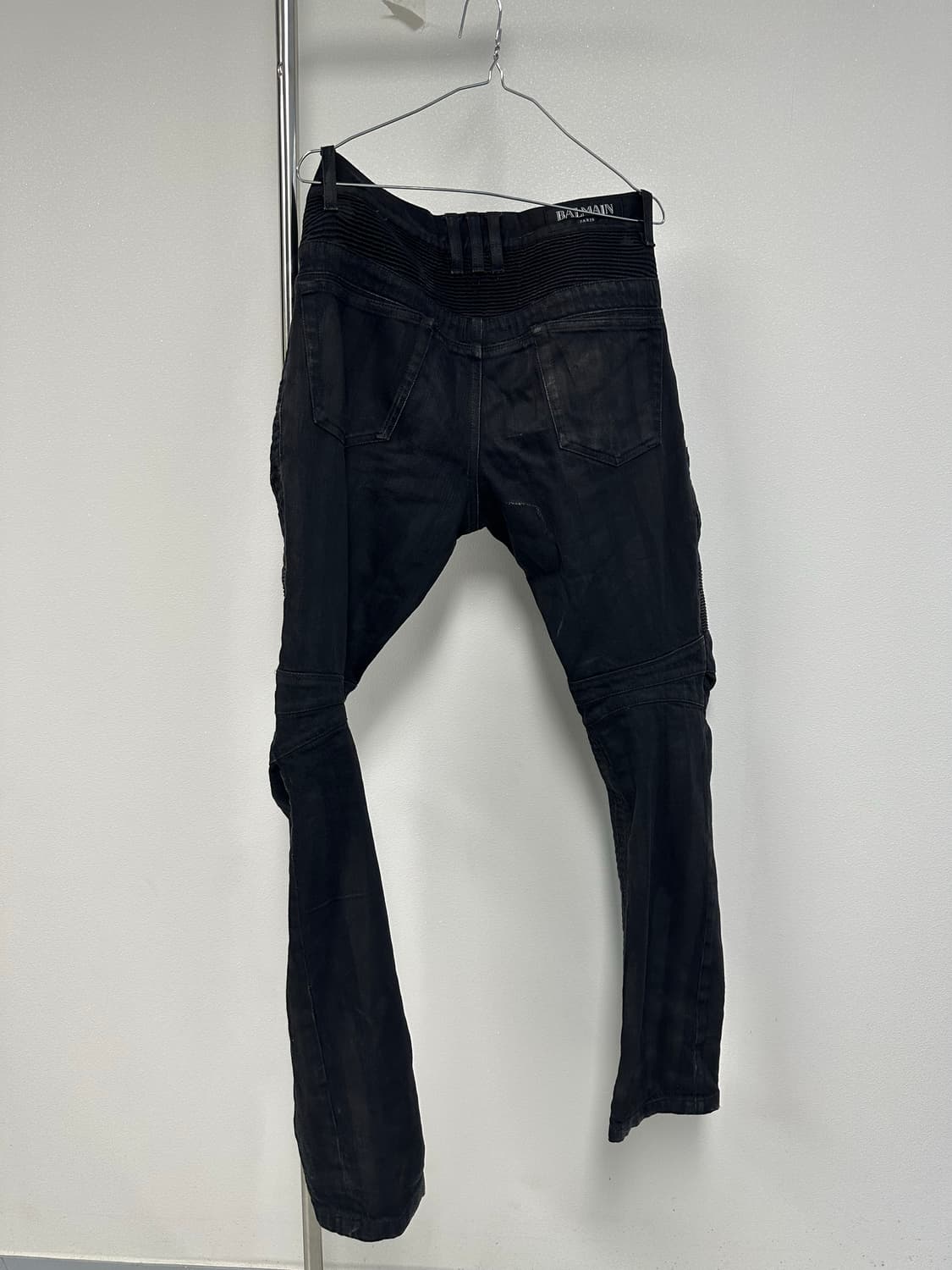 발망 더블 지퍼 바이커 진 상품이미지8