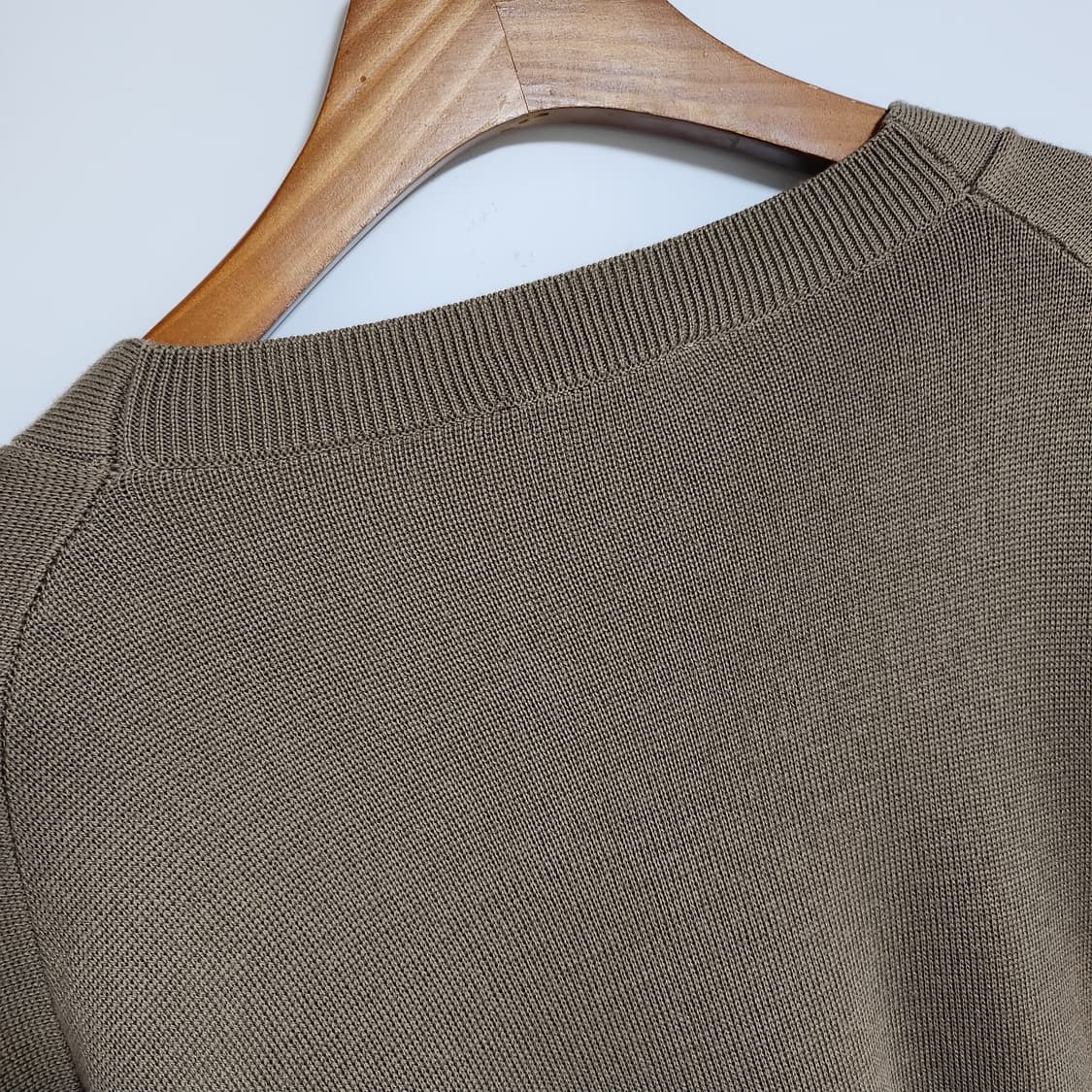 [XXL] 아미 베이지 스몰 하트자수 남성 가디건 E22 HKC001 상품이미지8