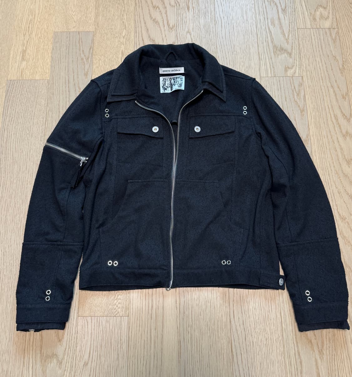 [1] 아넥스 아카이브 트러커 자켓 블랙 상품이미지2