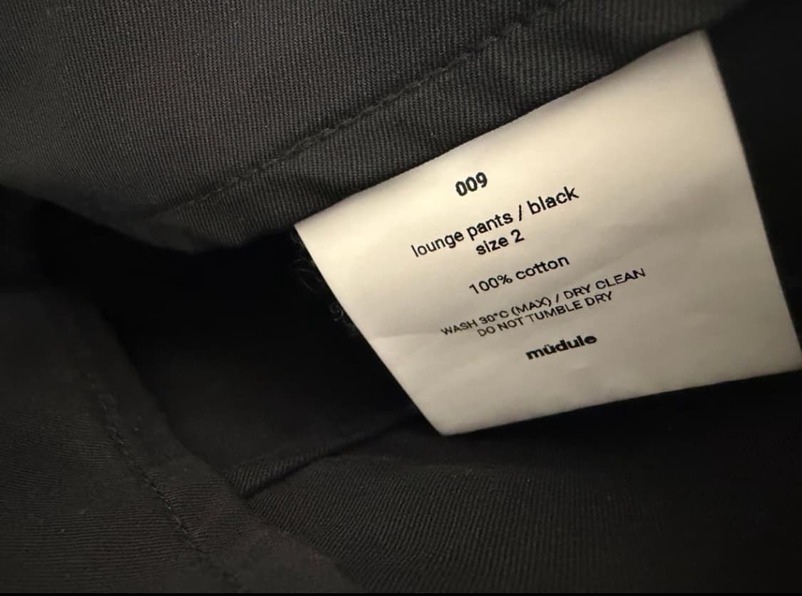 [2] 머듈 라운지 팬츠 mudule lounge pants black 상품이미지5