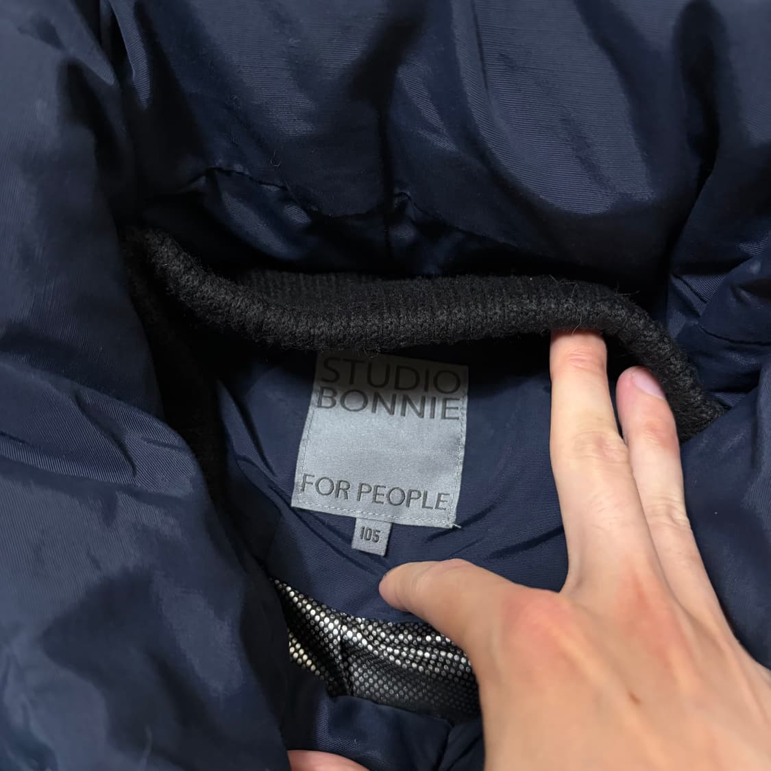 스튜디오보니 남성 덕다운 하이넥 패딩 XL/105  상품이미지7