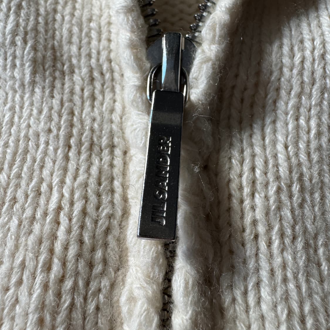 질샌더 캐시미어 집업 니트 (36) 상품이미지4