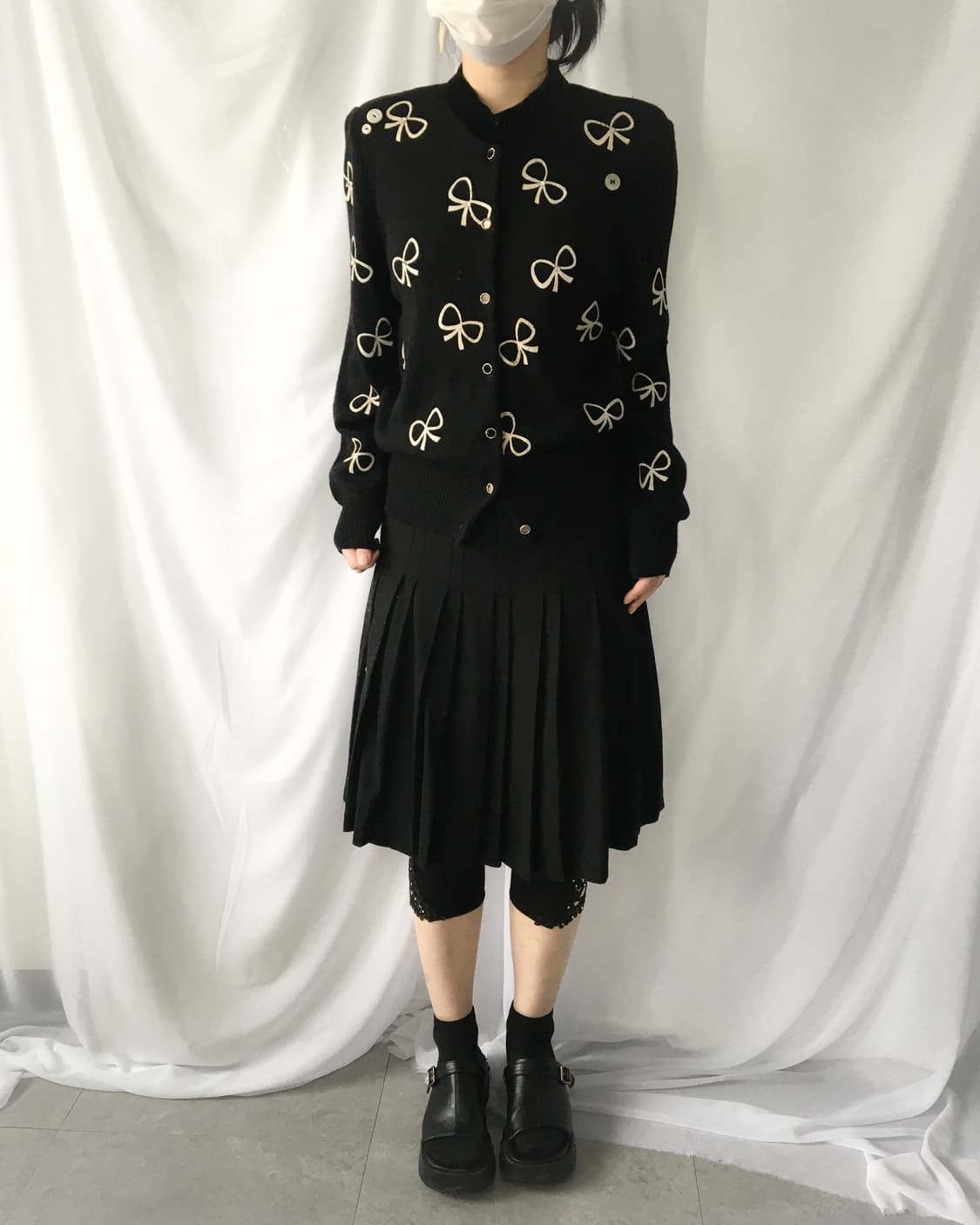 Woolen pleats skirt 상품이미지2