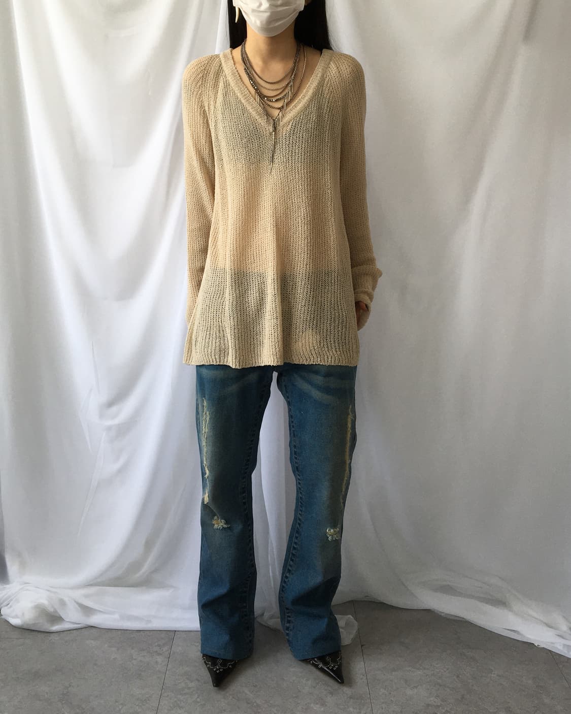 Punching knit 상품이미지7