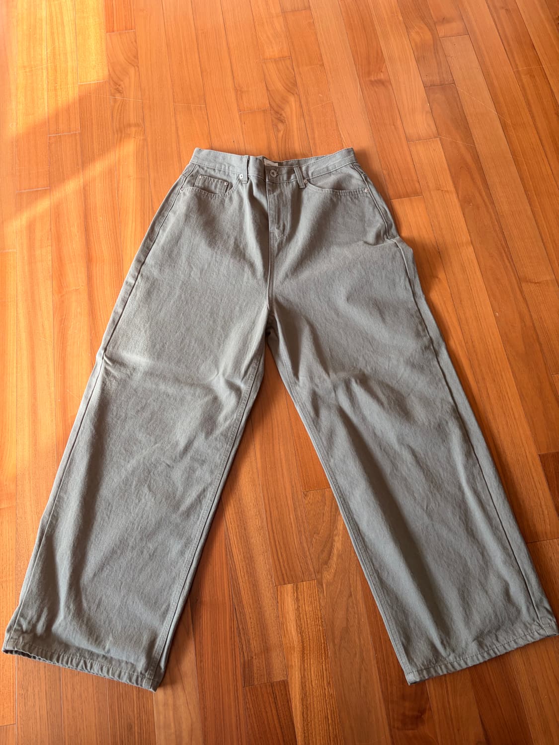 프롬카드 카키색 팬츠 상품이미지1