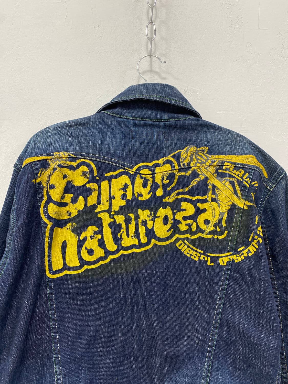 [DIESEL] 디젤 y2k 레터링 데님자켓 상품이미지8