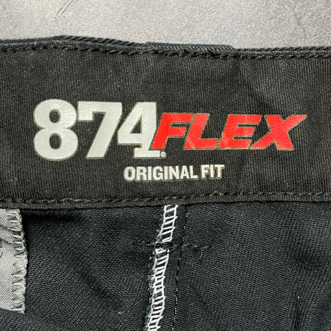 DICKIES 디키즈874 FLEX 블랙 워크 팬츠 A00963 상품이미지8