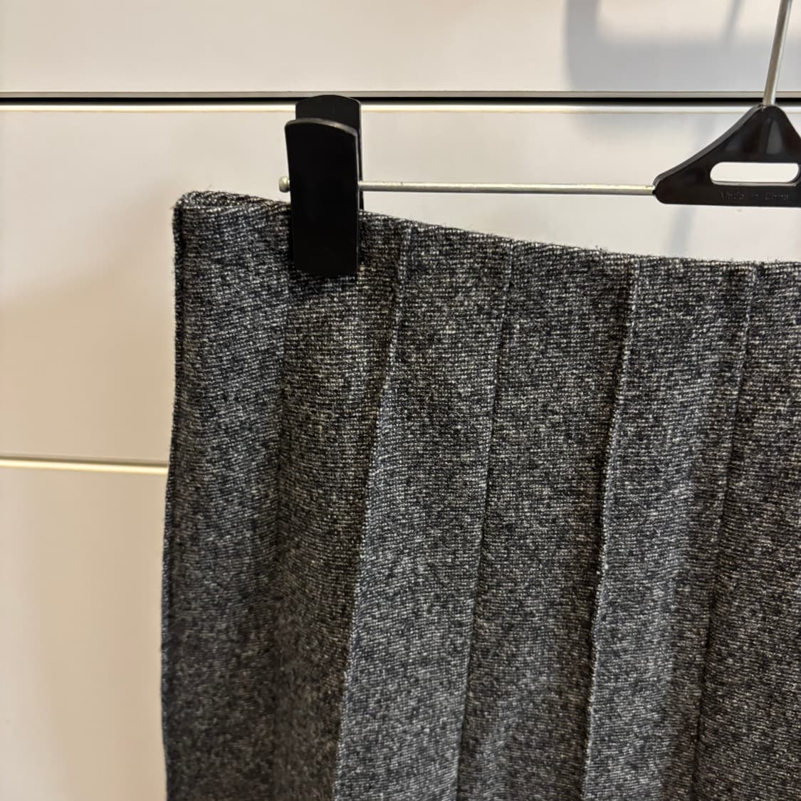 KUMIKYOKU 일본제  버튼 울 미디 스커트 상품이미지5