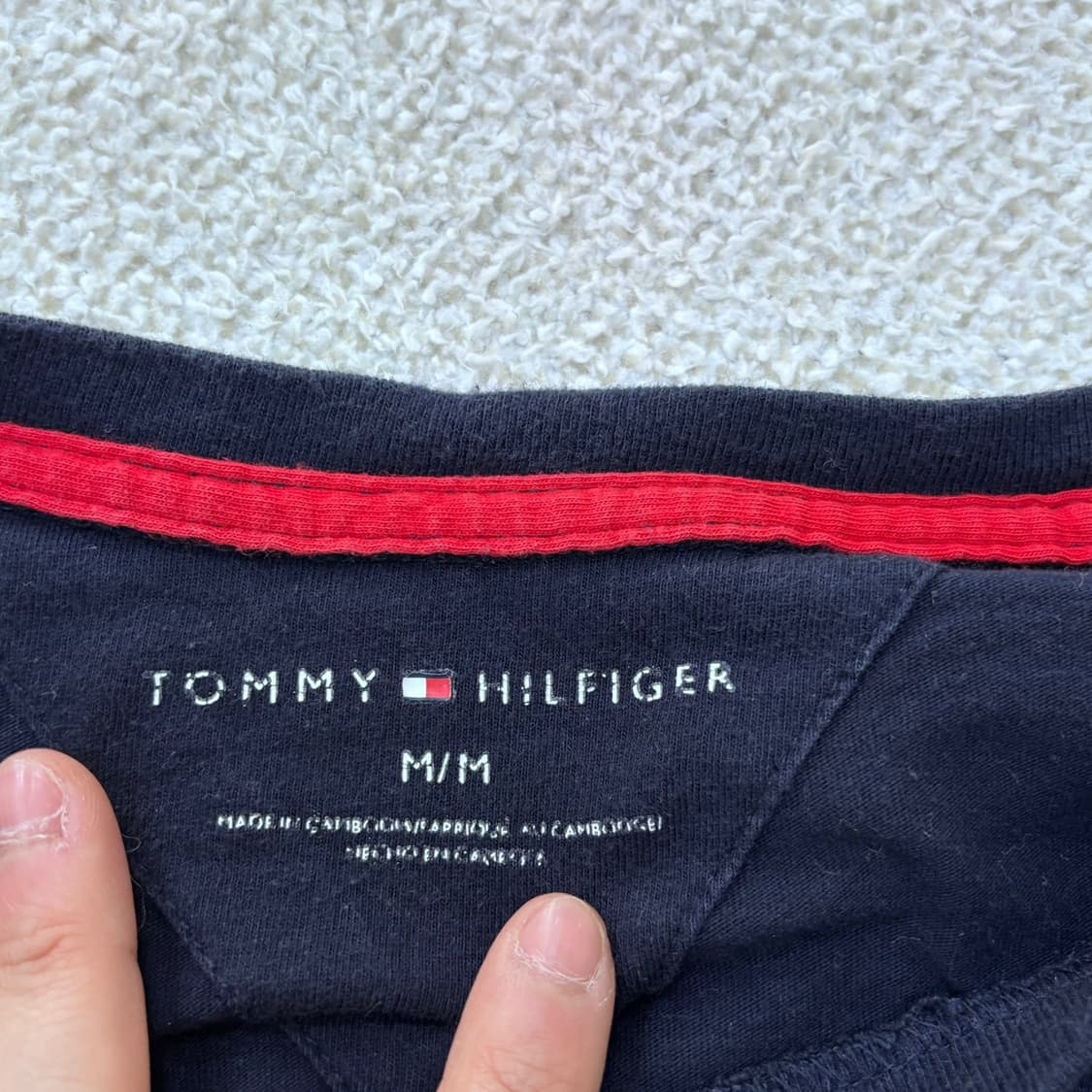 M 타미힐피거 스몰로고 반팔 티셔츠 0416E 상품이미지2